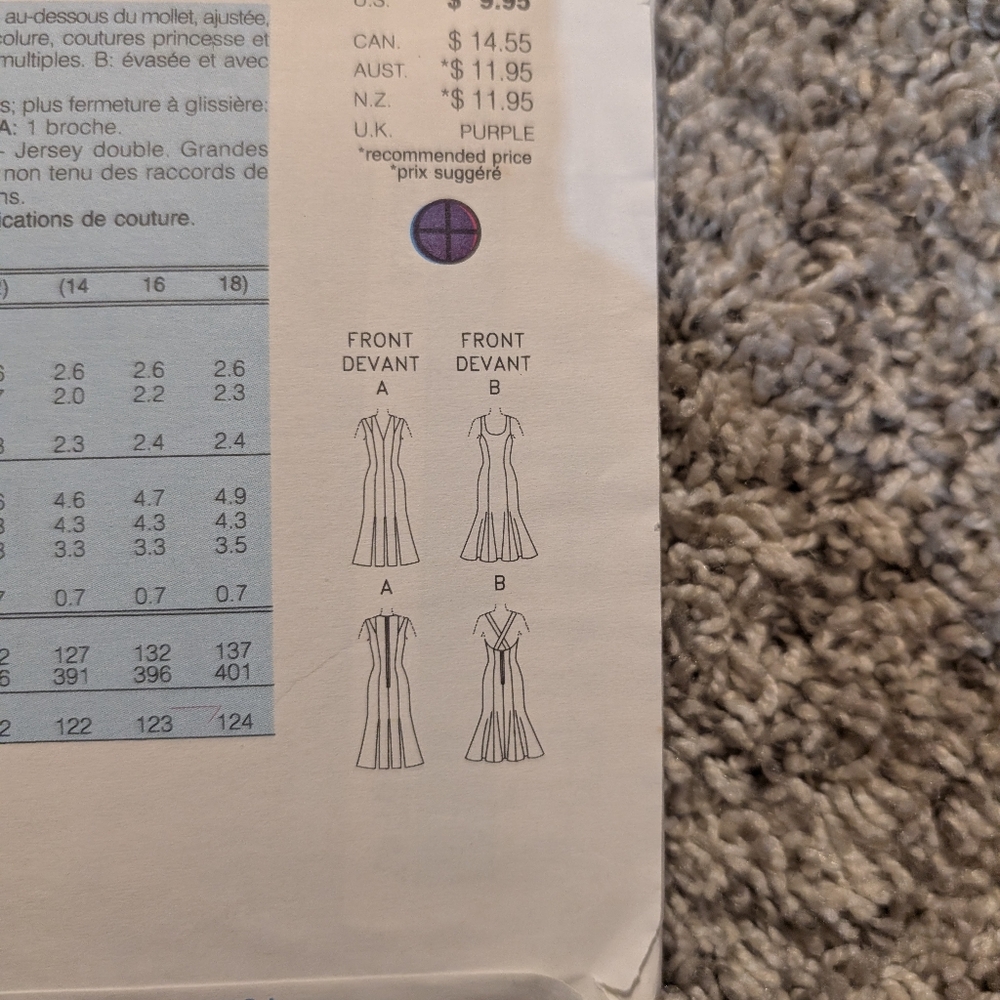 Butterick Pattern - Picture 2 of 4